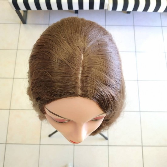 Ankara Kızılay Fiber Sentetik Peruk Uzun Dalgalı Küllü Kumral