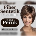 Kısa Sentetik Peruk Ebru 