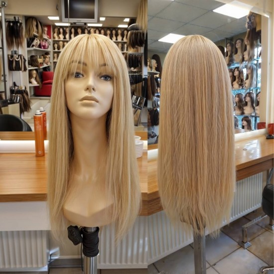 Bayan Peruk Ankara Gerçek Saç İpek Taban Peruk Deri Görünüm