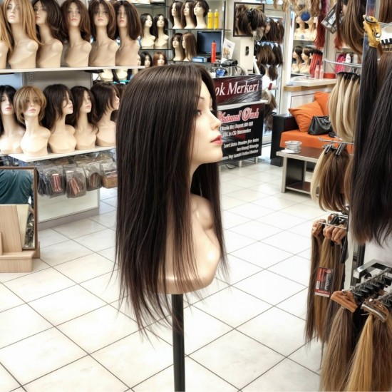 Ankara Peruk İpek Taban Peruk Gerçek Saç Peruk Doğal Peruk
