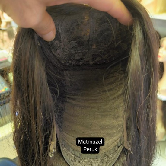 Kızılay Ankara Peruk İpek Taban Deri Görünümlü Gerçek Peruk