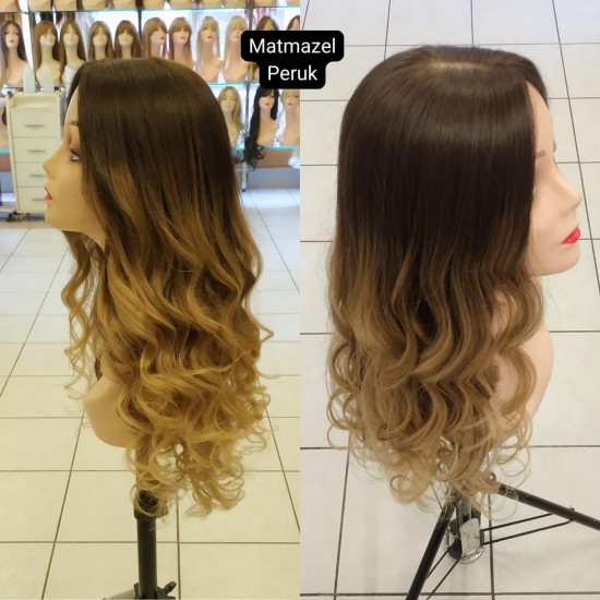 Ankara Peruk İpek Taban Deri Görünümlü Doğal Peruklar