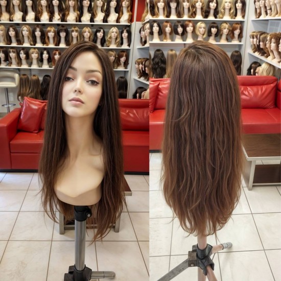 Gerçek Saç Peruk Tepe Kısmı Deri Görünümlü Peruk Kişiye Özel El İşçiliği Ankarada Peruk İzmir Caddesi Perukcu