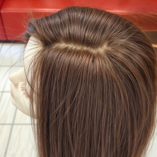 Gerçek Saç Peruk Tepe Kısmı Deri Görünümlü Peruk Kişiye Özel El İşçiliği Ankarada Peruk İzmir Caddesi Perukcu