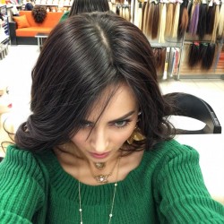 Tepe Kısmı İpek Taban Deri Göürünümlü Peruklar Ankara Matmazel Perukda