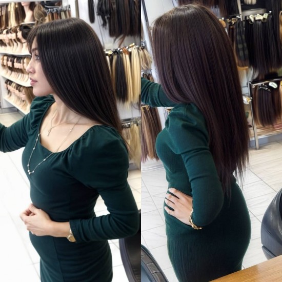 İpek Taban Peruk Bayan Peruk Gerçek Saç Peruk Modelleri