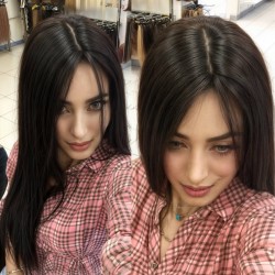 Ankara Peruk İpek Taban Deri Görünüm Bayan Peruk Gerçek Saç