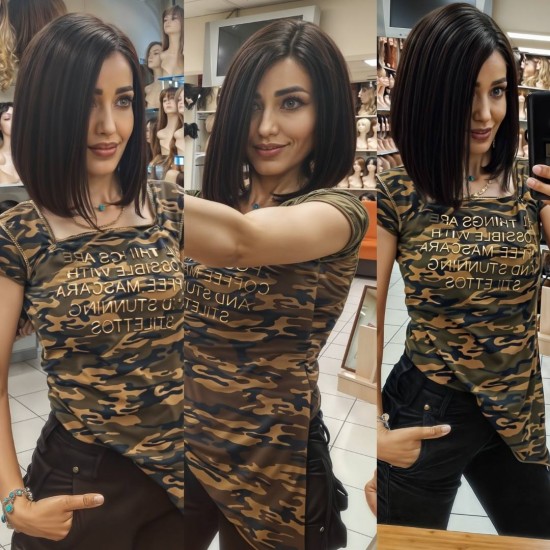 Gerçek Saç İpek Taban Bayan Peruk Ankara Kızılay Doğal Peruklar