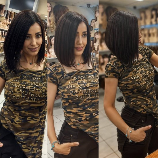 Gerçek Saç İpek Taban Bayan Peruk Ankara Kızılay Doğal Peruklar