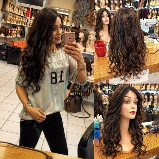 İpek Taban Deri Görünümlü Peruk Ankara Kızılay Mağazamızda