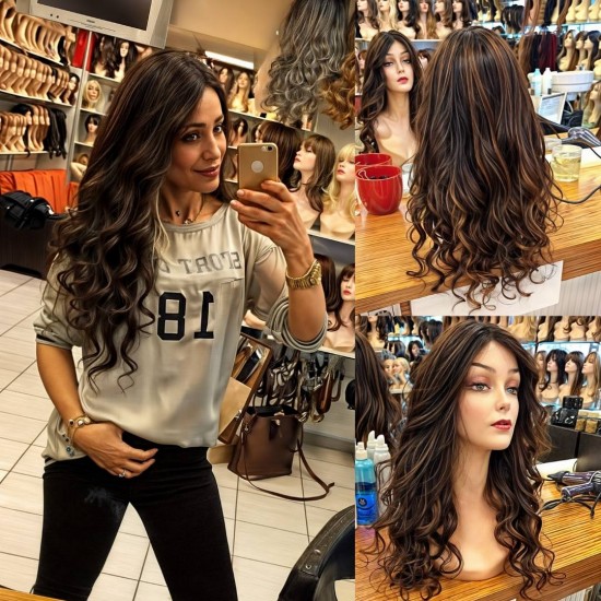 İpek Taban Deri Görünümlü Peruk Ankara Kızılay Mağazamızda