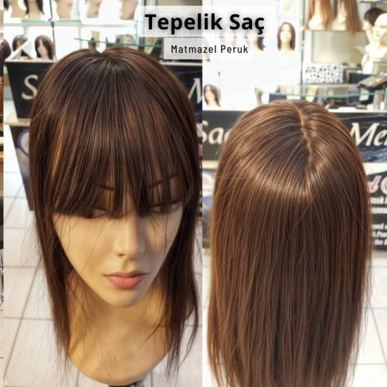 Doğal Saç Tül Tepelik Saç İpek Taban Ankara
