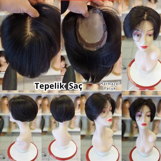 Hava Alan Tül Tepelik İpek Taban Tepelik Saçlar