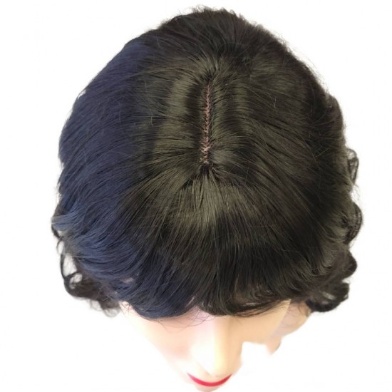 Ankara Kızılay En Ucuz Fiber Sentetik Peruk Dalgalı Siyah Renk