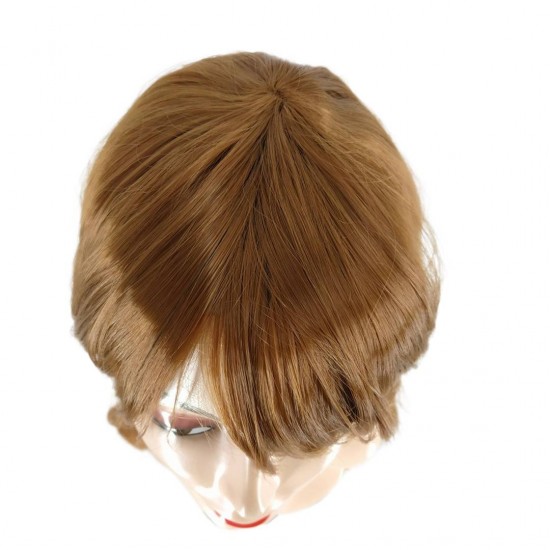 Ankara Kızılay En Ucuz Fiber Sentetik Peruk Uzun Dalgalı Bakır Karamel