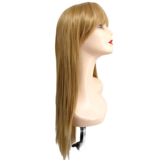 Ankara Kızılay En Ucuz Fiber Sentetik Peruk Uzun Açık Işıltılı Dore Sarı