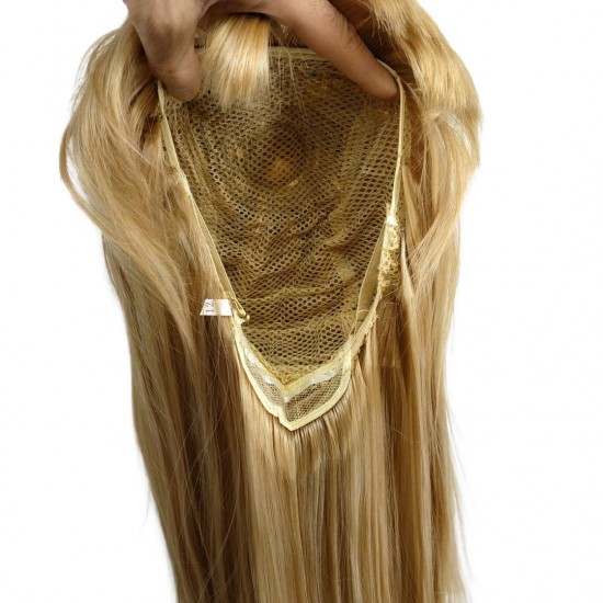 Ankara Kızılay En Ucuz Fiber Sentetik Peruk Uzun Açık Işıltılı Dore Sarı