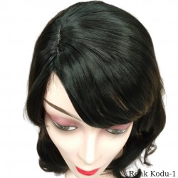 Ankara Kızılay Ucuz Fiber Sentetik Peruk Dalgalı Uzun Siyah