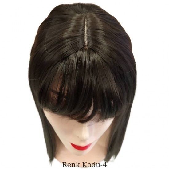 Ankara Kızılay En Ucuz Fiber Sentetik Peruk Düz Uzun Kestane