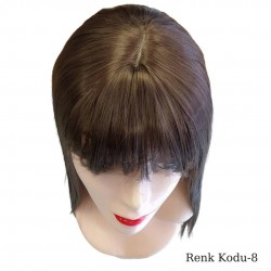 Ankara Kızılay En Ucuz Fiber Sentetik Peruk Düz Uzun Koyu Kumral 