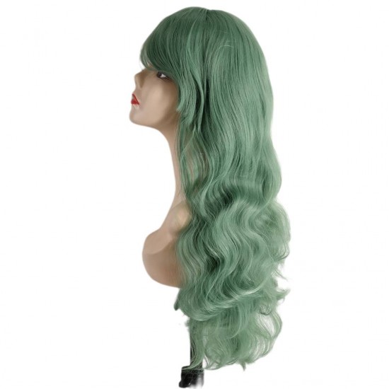 Ankara Kızılay Fiber Sentetik Peruk Tiyatro Peruğu Animasyon Peruğu Yeşil