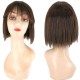 Ankara Kızılay En Ucuz Fiber Sentetik Peruk Kısa Boy Çikolata Kahve